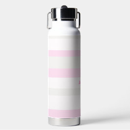 Harmony Stripes Horizontal Lines Grey Pink White