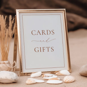 HARMONY Terracotta Cards and Gifts Poster