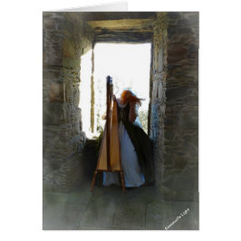 Harpa do cartão vazio passado