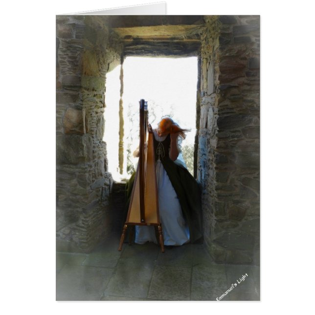 Harpa do cartão vazio passado (Frente)