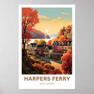Harpers Ferry West Virginia Viagem Impressão