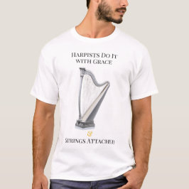 Harpists Fazem-No Com Graça - T-shirt