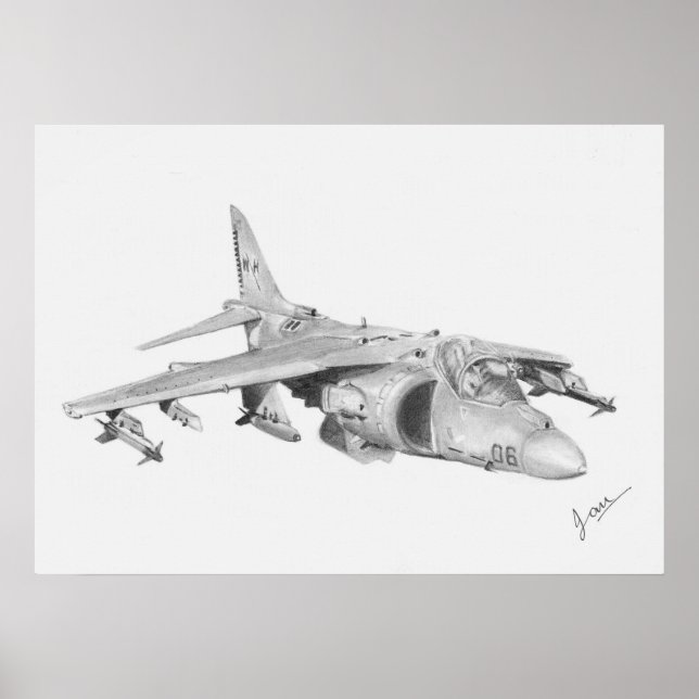 Harrier poster (Frente)