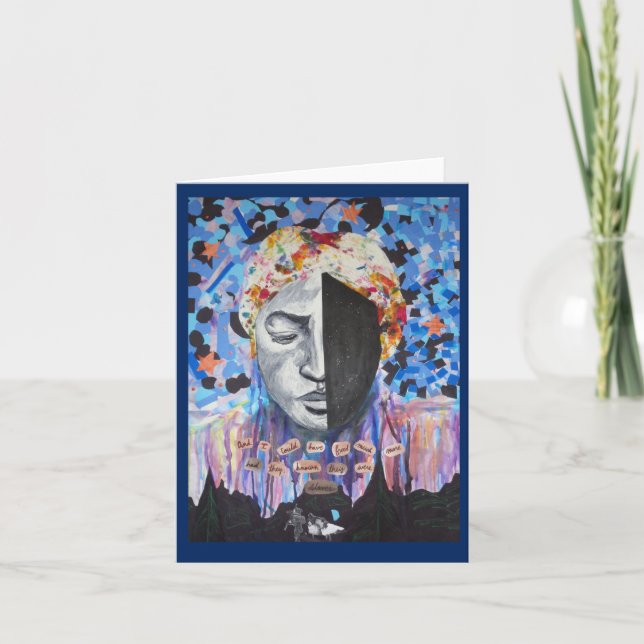 Harriet Tubman - Cartão de Histórico Preto (Frente)