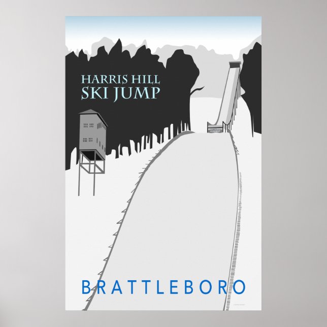 Harris Hill Ski Jump Poster (Frente)
