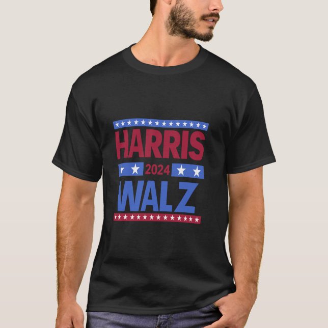 Harris Walz 2024 Camisa Que Não Vai Voltar Joy Vam (Frente)