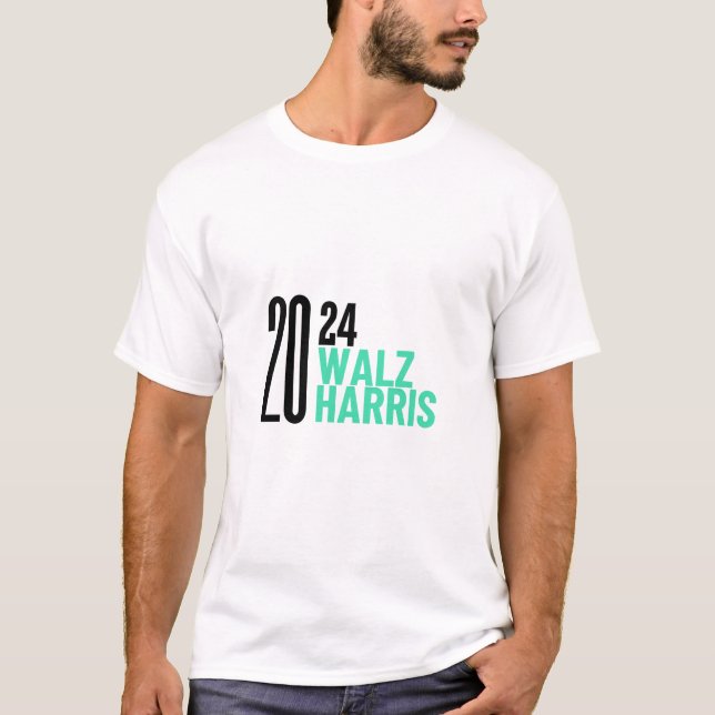 harris walz 2024 kamala para t-shirts (Frente)