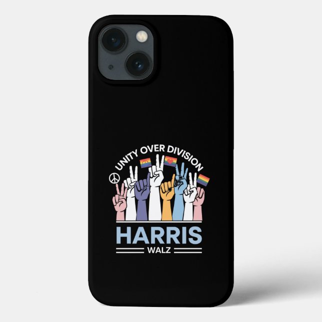 Harris Walz Valsa 2024 Unidade Sobre Divisão (Verso)