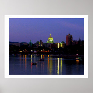 Harrisburg e a Susquehanna Impressão