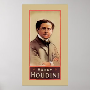 Harry Houdini ~ Illusionista ~ Magalhista ~ Poster