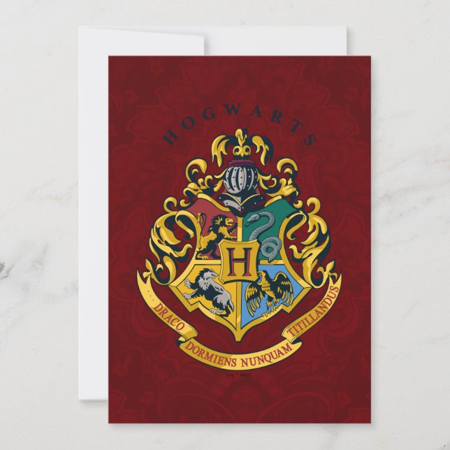 Harry Potter | Brasão de Hogwarts - Completo (Frente)