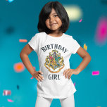 Harry Potter | Hogwarts Birthday Girl T-Shirt<br><div class="desc">Harry Potter | Garota de aniversário Hogwarts</div>