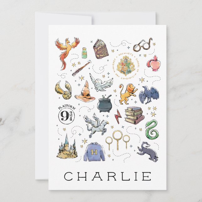 HARRY POTTER™ Icons Flat Card (Frente)