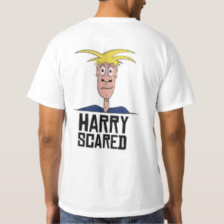 Harry White Mens T-Shirt Assustado