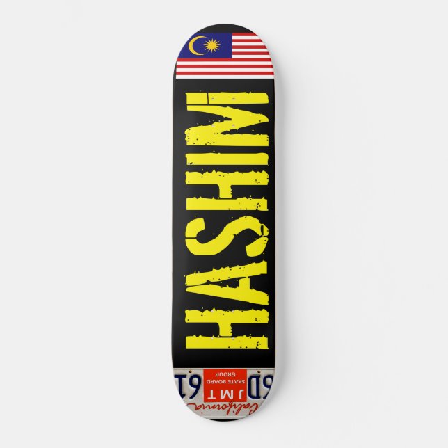 HASHIM  PRO SKATEBOARD  JMT EUA Skateboard (Frente)