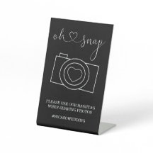 Hashtag de Foto de Casamento do Snap Personalizado