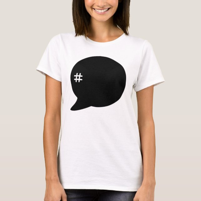 Hashtag # T-shirt (Frente)