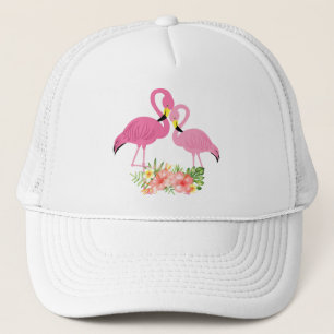Hat de camionista de Boné Tropical Flamingo