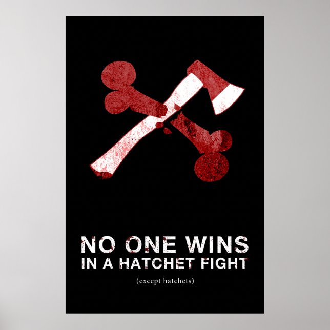 Hatchet Fight Poster V.2 - 24 x 36 (Frente)