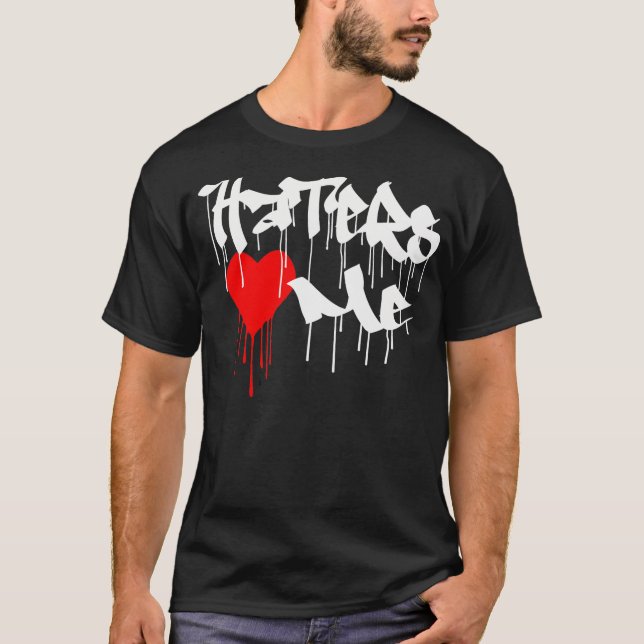 Hater me ama — T-Shirt (Frente)