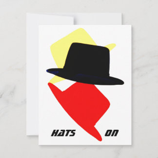 HATS EM Convites Fora da Festa Convidam EZ2 Person