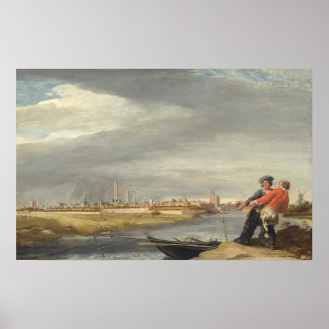 Hauling the Net - Dirk Hardenstein Fine Art Poster (Frente)