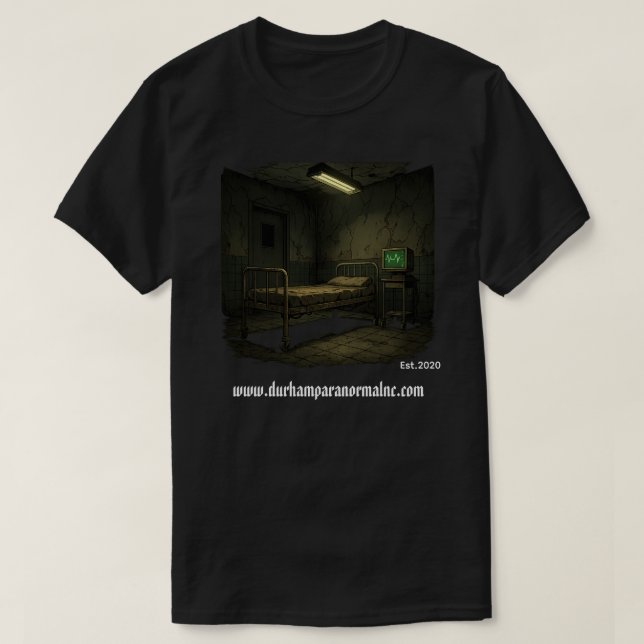 Haunted Hospital Bed  T-Shirt (Frente do Design)