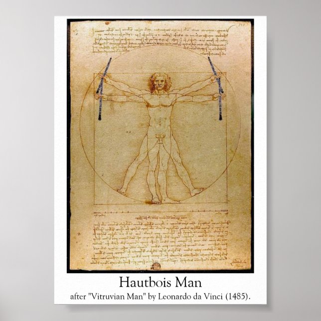 Hautbois Man Poster (Frente)