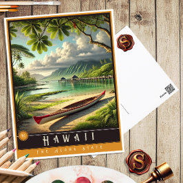 Havaí | Cartão postal de Estado Hiperrealista