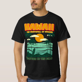 Havaí Férias na Camiseta Gráfica de Praia