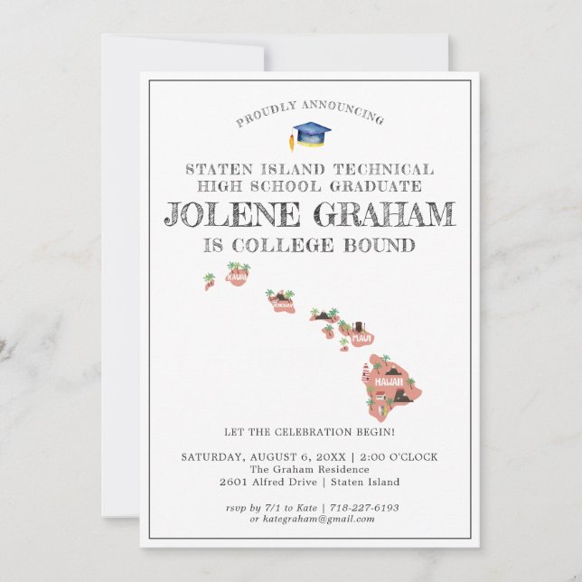 Havaí | Festa de formatura Colégio (Frente)