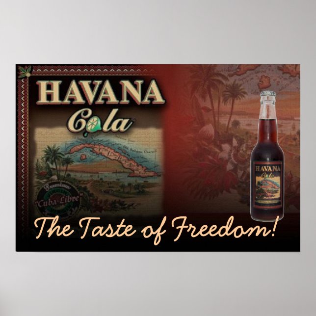 HAVANA COLA O Gosto da Liberdade! Impressão (Frente)