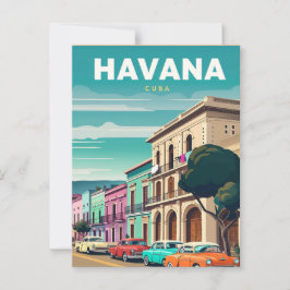 Havana, Cuba - cartão postal de férias