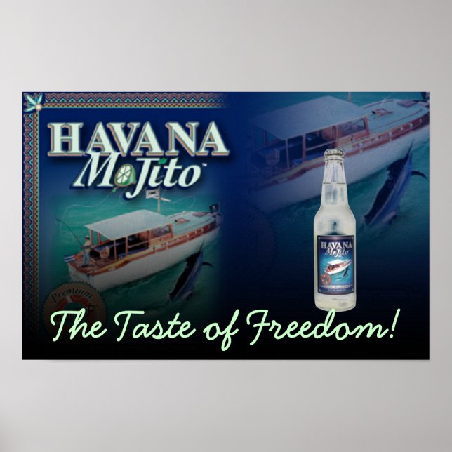 Havana Mojito Impressão sobre o Gosto da Liberdade (Frente)