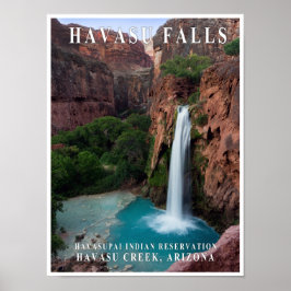 Havasu Falls Arizona Poster de viagens