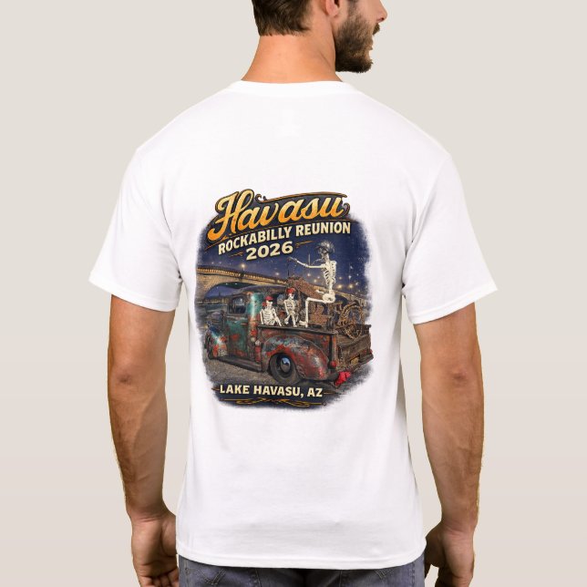 Havasu Rockabilly Reunion 2026 T-Shirt (Verso)