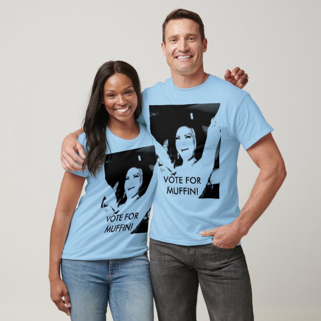 Haviland Stillwill VOTA A FAVOR DE MUFFIN! t-shirt (Unissex)