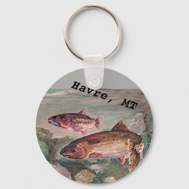 Havre Cutthroat Trut Chaveiro (Frente)