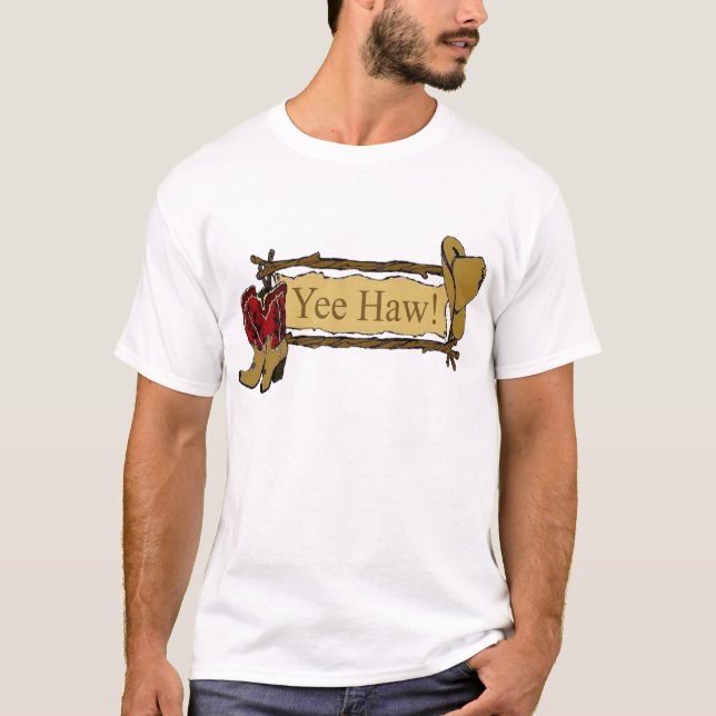 Haw de Yee! T-shirt ocidental (Frente)