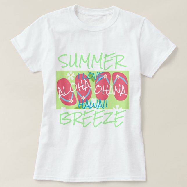 Hawaii Aloha Collection T-Shirt (Frente do Design)