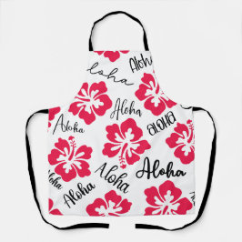 Hawaii Aloha Hibiscus Apron