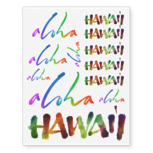 Hawai'i Lettering Calliographic - Aloha Hawaii
