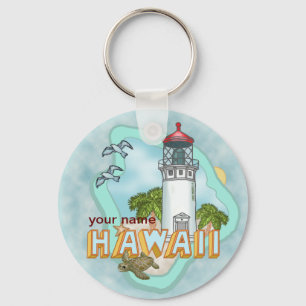 Hawaii Lighthouse chaveiro