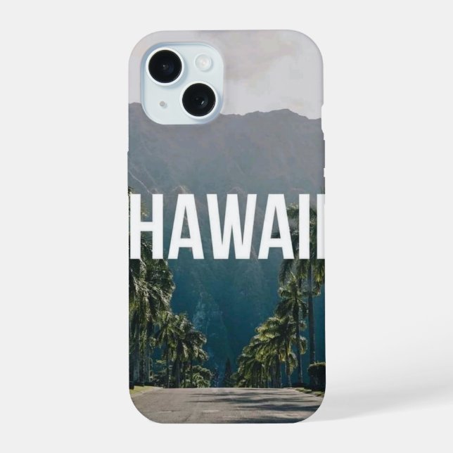 Hawaii Tropical Palm Trees Aesthetic (Verso)