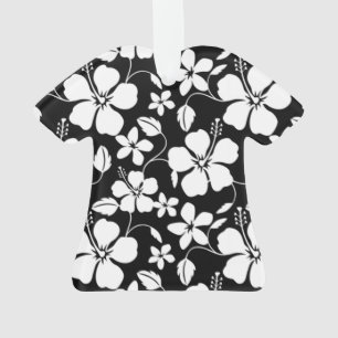 HAWAIIAN HULA (HIBISCUS) ORNAMENTO NEGRO