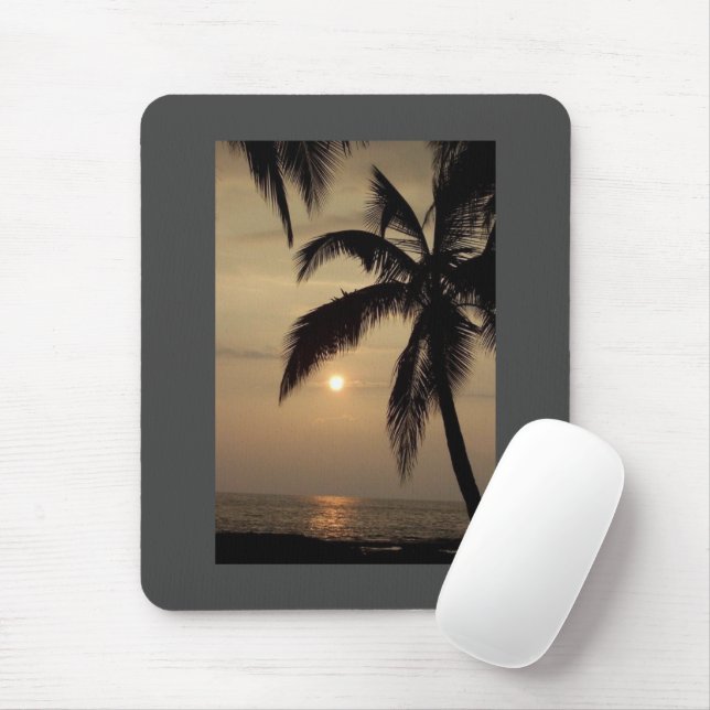 Hawaiian Sunset Mousepad (Com mouse)