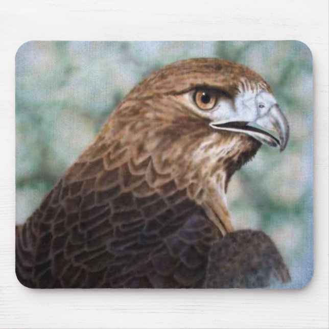 Hawk Mousepad de cauda vermelha (Frente)