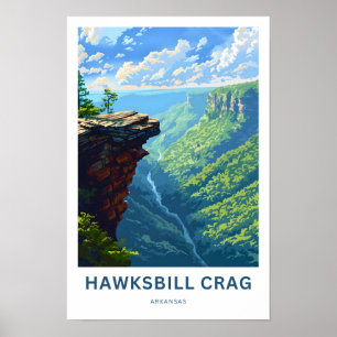 Hawksbill Crag Arkansas Viagem Impressão