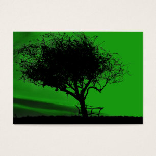 Hawthorn de Glastonbury. Árvore no monte. Preto