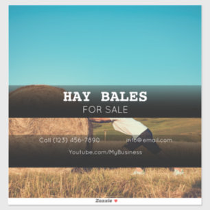 Hay Bales Venda Adesivo Publicitário para Veículos